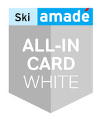 SKI AMADE ALL IN WHITE CARD