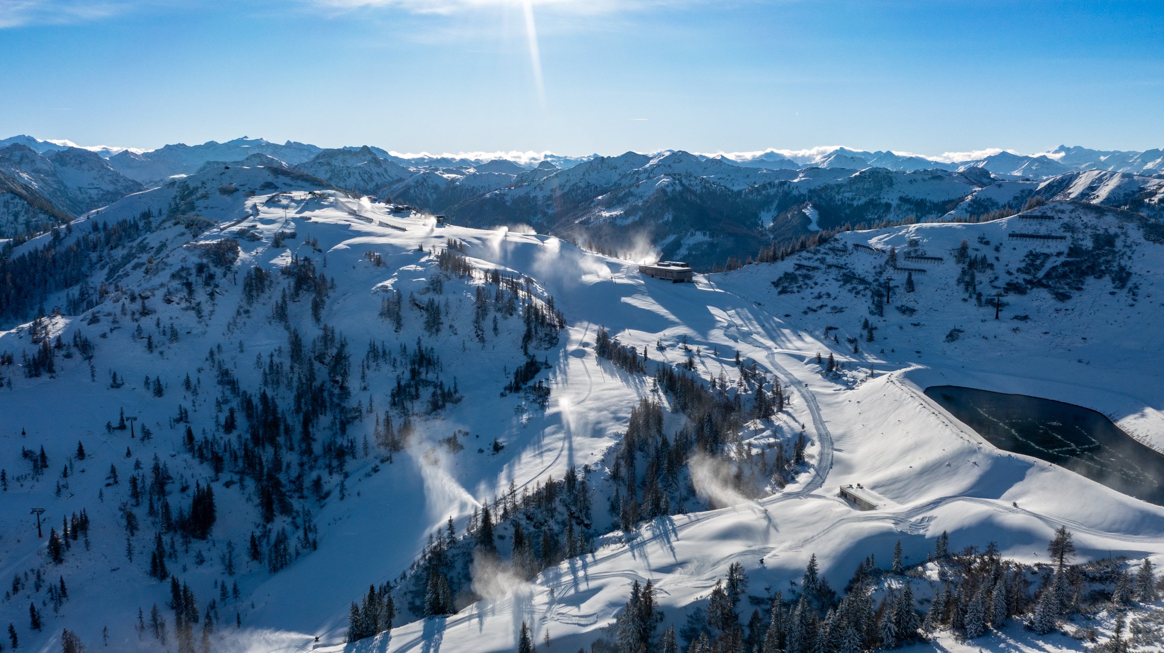 Schneeerzeuger am Shuttleberg