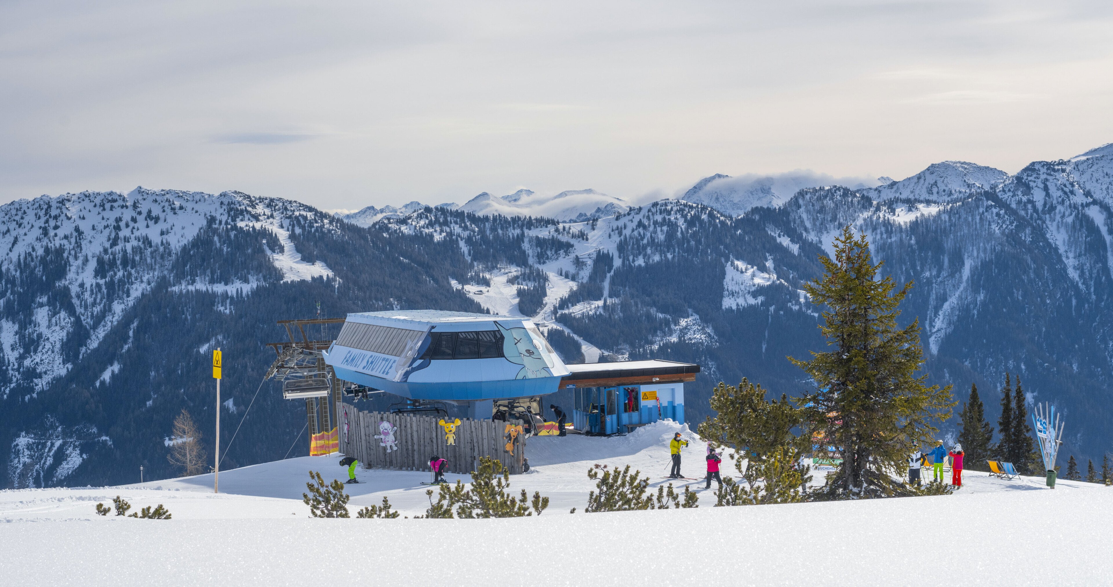 Family Shuttle Bergstation, Skigebiet Österreich