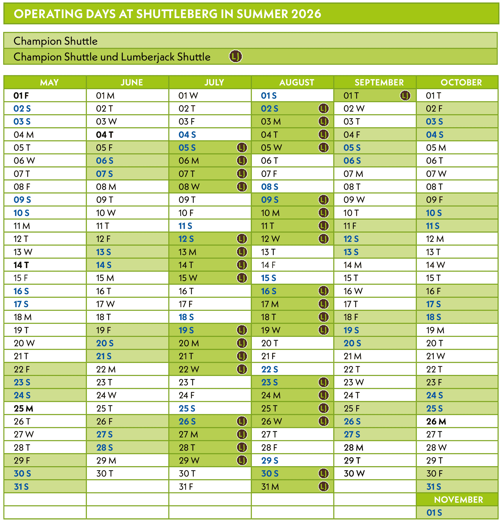 Operation Days Shuttleberg Summer